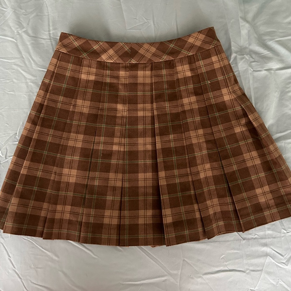 sunday best plaid skirt
